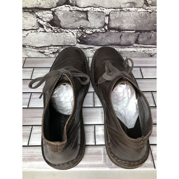 John Varvatos Brown Leather Hipster Chukka LaceUp Ankle Boots Men Sz 10M US/43EU - Picture 10 of 16